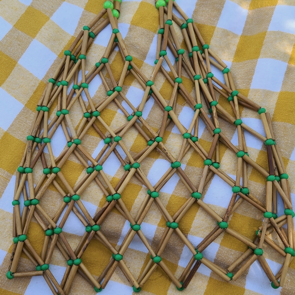 Vintage Bamboo Reusable / Zerowaste Tote